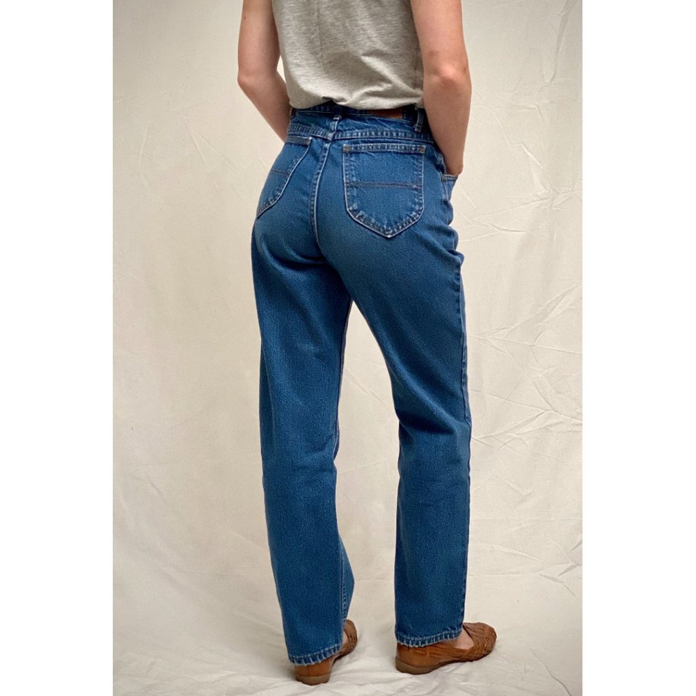 Vintage High Waisted Mom Jeans LL Bean 27" Waist